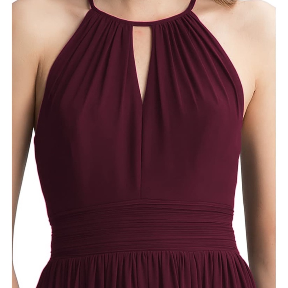 Bridesmaid dress - Bill Levkoff wine color